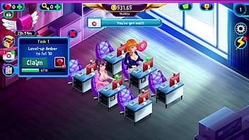 Recebendo ajuda da nova secretaria