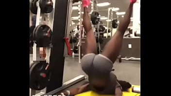 Teen working out that ass