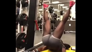 Teen working out that ass