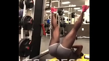Teen working out that ass