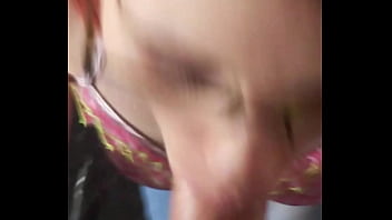 Redheaded slut karla rose on her knees