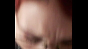 Redheaded slut karla rose on her knees