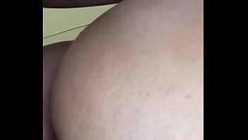 Wet tight black pussy super close up