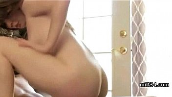 Horny big tit blonde milf nails a stud