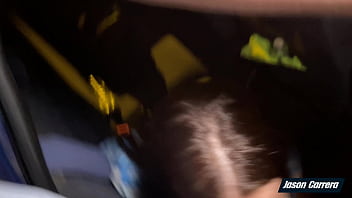 My friend sucked my dick and fucked me in the car on a famous public avenue