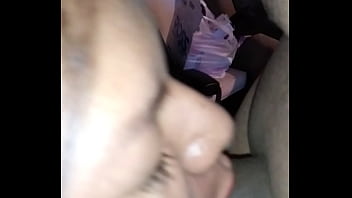 Enjoying getting cock sucked