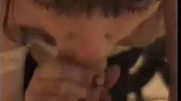 Kinky blowjob video in the living room