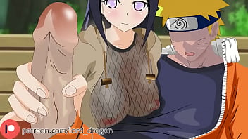 Hinata calienta a naruto en publico