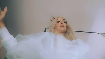 Chantal channel as a great dancer with ballerina's dress