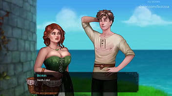 Wal 11 almost touched her big boobs but his husband caught me