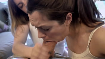 I find my husband's jerk touching himself and we end up milking him with my friend