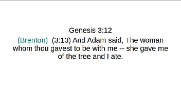 Genesis chapter 3 brenton greek translation