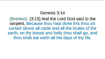 Genesis chapter 3 brenton greek translation