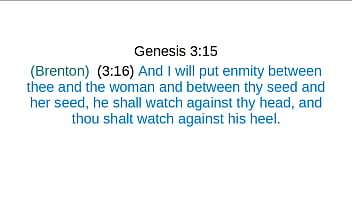 Genesis chapter 3 brenton greek translation