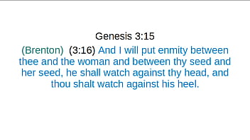 Genesis chapter 3 brenton greek translation