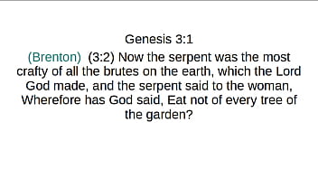 Genesis chapter 3 brenton greek translation