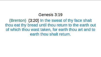 Genesis chapter 3 brenton greek translation