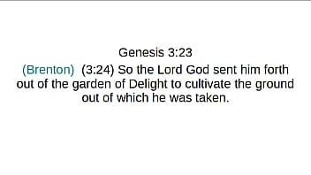 Genesis chapter 3 brenton greek translation