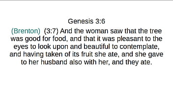 Genesis chapter 3 brenton greek translation