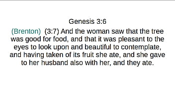 Genesis chapter 3 brenton greek translation