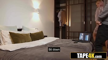 Suburban blonde milf rides cock after dark secrets spill