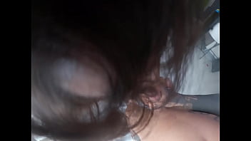 I put it in her ass and make her smell my dirty cock