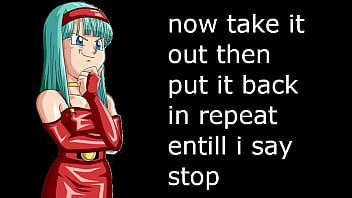 Dragon ball bulla cum eating instructions with maker anal and piss play