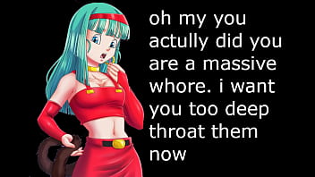 Dragon ball bulla cum eating instructions with maker anal and piss play