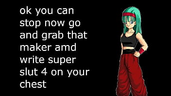 Dragon ball bulla cum eating instructions with maker anal and piss play