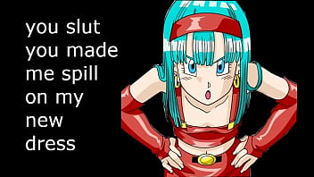 Dragon ball bulla cum eating instructions with maker anal and piss play