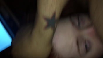 Redhead made to take black cock in her mouth