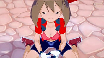 Haruka wants to train with your pokeballs