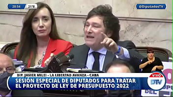 Milei dando cátedra