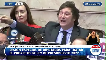 Milei dando cátedra