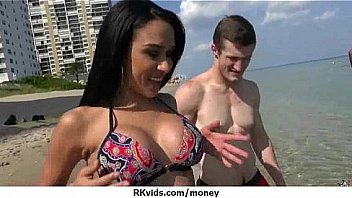 Tight teen fucks a man in front of the camera for cash 28