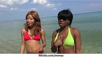 Tight teen fucks a man in front of the camera for cash 28