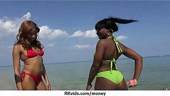 Tight teen fucks a man in front of the camera for cash 28