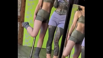 Dancing on the pole with missflora you can see the free full video on my youtube there asmrkatz