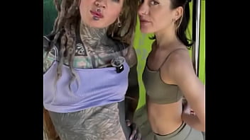 Dancing on the pole with missflora you can see the free full video on my youtube there asmrkatz