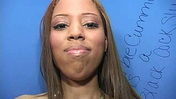 Ebony gf gives nice and sensual blowjob 11