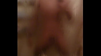Steamy mirror dick twirl