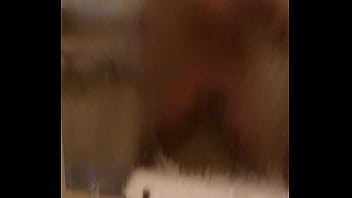 Steamy mirror dick twirl