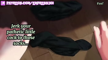 Ultimate loser joi sniff socks and eat your cum cei