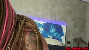 Tattooed rondas big cock 4