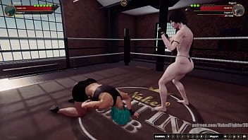 Marilith vs kagura nf3d female mma combat ring battle