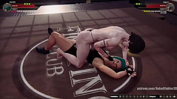 Marilith vs kagura nf3d female mma combat ring battle