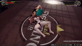 Marilith vs kagura nf3d female mma combat ring battle Marilith vs kagura nf3d female mma combat ring battle