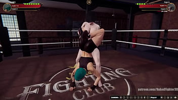 Marilith vs kagura nf3d female mma combat ring battle