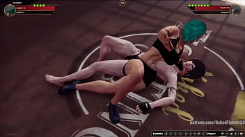 Marilith vs kagura nf3d female mma combat ring battle