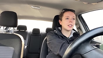 Going thru a drive thru while trying not to cum